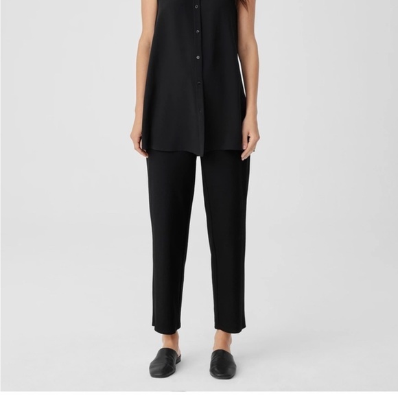 Eileen Fisher Straight Leg Pullover Pants - Picture 1 of 5